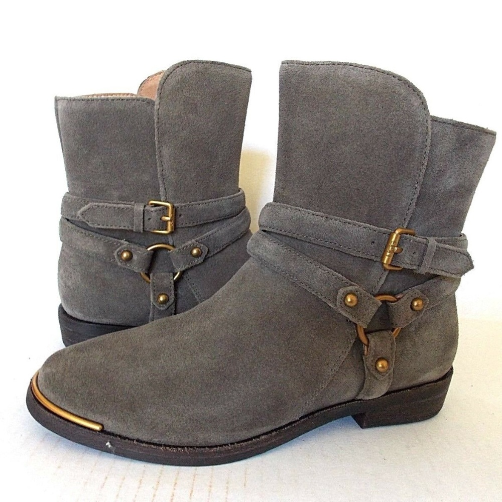UGG Australia KELBY Buckled ankle boots NEW Gray